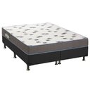 Ver imagem 1 de Cama Box King: Colchão Espuma D33 Ortobom Light + Base CRC Suede Gray(186x198)