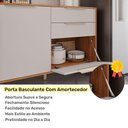 Ver imagem 4 de Balcão Divina 120 Cm 2 Portas 2 Gavetas - Cinamomo/off White