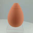 Ver imagem 3 de Vaso Decorativo de Cerâmica Pêssego 21x16x16cm Enfeite Sala Mesa Estante Flores