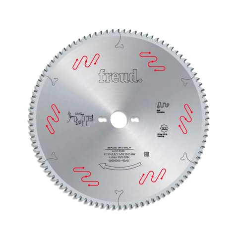 Serra Circular de Widea 250 x 30 x 100Z Tr(+) - Esp. 2.2-2.8mm - LU5E-0100 Freud