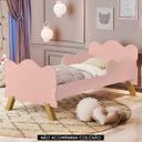 Ver imagem 2 de Mini Cama Infantil 148x68cm Proteção Lateral Vivi Rose Z53 - Mpozenato