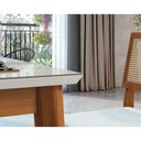 Ver imagem 6 de Kit 6 Cadeiras Sala Jantar Monalisa c/ Tampo Madeirado c/ Vidro 160cm + 6 Cadeiras Rainha Natural -