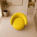 Ver imagem 5 de Poltrona Decorativa Beatriz Orgânica Suede Sala Estar Recepção Quarto