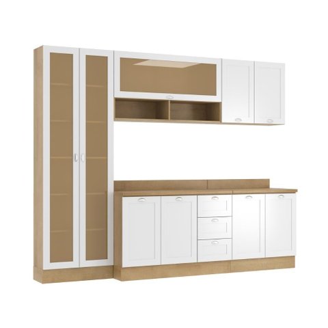 Armário De Cozinha Completo Ditália Denver 5 Pc Rv/br D10