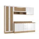 Ver imagem 1 de Armário De Cozinha Completo Ditália Denver 5 Pc Rv/br D10
