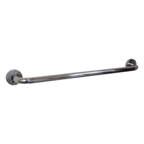 Alça de Apoio Banheiro Inox Barra 50cm Idoso Deficiente Cadeirante Acessibilidade Resistente Box