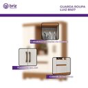 Ver imagem 4 de Guarda Roupa 4 Portas 2 Gavetas Luiz Bs07 Cinamomo Off White - Henn - Briz