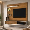 Ver imagem 1 de Home Suspenso Frizz Select Naturale/Off White - Madetec