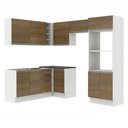 Ver imagem 2 de Cozinha de Canto Completa Acordes Glamy 100% MDF Madesa