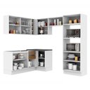 Ver imagem 3 de Cozinha de Canto Completa Acordes Glamy 100% MDF Madesa