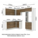 Ver imagem 7 de Cozinha de Canto Completa Acordes Glamy 100% MDF Madesa
