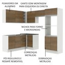 Ver mais imagens de Cozinha de Canto Completa Acordes Glamy 100% MDF Madesa