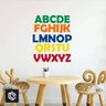 Adesivo Papel Parede Quarto Infantil Decoração Alfabeto - 1