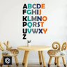 Adesivo Papel Parede Quarto Infantil Decoração Alfabeto - 3