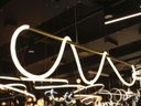 Ver imagem 2 de Pendente Organic 250 Dourado Led Taschibra 45w 3000k Luz Quente