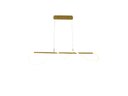 Ver imagem 1 de Pendente Organic 250 Dourado Led Taschibra 45w 3000k Luz Quente