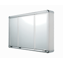 Ver imagem 1 de Armário Banheiro Espelheira Sobrepor | Com Perfil de Alumínio | 73x11,3x45cm | 03 Portas | Astra