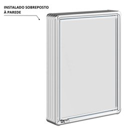 Espelheira para Banheiro 1 Porta 44cmx58cm Astra - 6