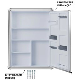 Espelheira para Banheiro 1 Porta 44cmx58cm Astra - 3