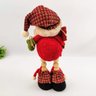 Papai Noel Pantufa Bolinha Natal Boneco Luxo 35x16cm Enfeite - 6