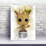 Placa MDF Personagem Groot Guardiões da Galaxia - 1