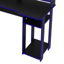 Ver imagem 4 de Mesa Gamer com 2 Prateleiras Preto com Verde Tecnomobili Me4153 Cor: Preto/vermelho