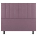 Ver imagem 3 de Kit Cabeceira E Baú Cama Box King Size Cora 195cm Suede Rosé