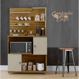 Cantinho do Café Xicara em Mdf Natural - 2