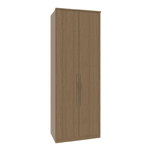 Guarda Roupa Modulado 02 Portas com Colmeia 234cm Setiba - Carvalho