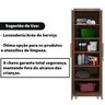 Armário Multiuso 2 Portas com Chave Organizador Home Office Lavanderia Malbec - Lh Móveis - 11