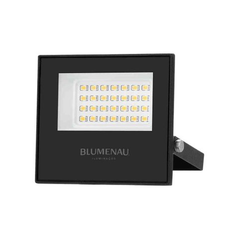 Refletor LED Play 30W Alumínio Bivolt IP66 3.000k