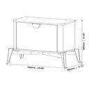 Ver imagem 5 de Mesa de Cabeceira Buriti Quarto Off White Nature Jb Bechara