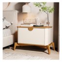 Ver imagem 2 de Mesa de Cabeceira Buriti Quarto Off White Nature Jb Bechara