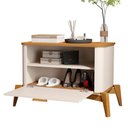 Ver imagem 3 de Mesa de Cabeceira Buriti Quarto Off White Nature Jb Bechara