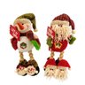 Papai Noel Boneco Neve Pantufa Bolinha Natal 35x16cm 2pç - 1