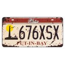 Ver imagem 1 de Placa de Carro Decor em Madeira State Route - Ohio
