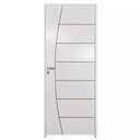 Ver imagem 1 de Porta de Madeira Semi-oca Prime Belíssima Frisada Bat.14 Cm Eco Fech. Ext Modena-210x72 Lado Direito