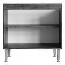 Ver imagem 2 de Balcão de Cozinha Athena 2 Portas 1 Prateleira Itauba/Off White - Irm Móveis