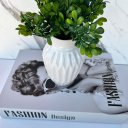 Ver imagem 4 de Decoração sala quarto livro fake + vaso branco moderno