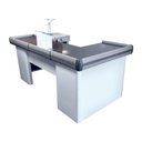 Ver imagem 1 de Caixa Supermercado Empacotador Check Out 2,00 com Recorte para Balança Branco - SA Gôndolas