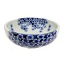 Cuba de Apoio Banheiro Lavabo Decorada Azul Floral 40x15cm - 1