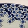 Cuba de Apoio Banheiro Lavabo Decorada Azul Floral 40x15cm - 7