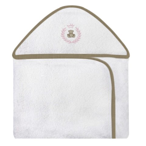 Toalha com Capuz Bordado - Thed Rosa
