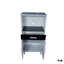 Ver imagem 7 de Balcão Armário Organizador Microondas e Forno Duplo Branco/preto