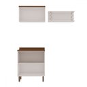 Ver imagem 3 de Armário Multiuso Acquaflex 3 Peças Elegance Branco Fosco - Genialflex