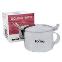 Ver imagem 4 de Açucareiro Inox Pote para Açucar 250g com Colher Aço Inoxidavel Mesa Chá Café Casa Cozinha Mesa