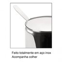 Ver imagem 3 de Açucareiro Inox Pote para Açucar 250g com Colher Aço Inoxidavel Mesa Chá Café Casa Cozinha Mesa
