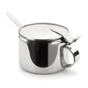Ver imagem 1 de Açucareiro Inox Pote para Açucar 250g com Colher Aço Inoxidavel Mesa Chá Café Casa Cozinha Mesa