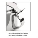 Ver imagem 2 de Açucareiro Inox Pote para Açucar 250g com Colher Aço Inoxidavel Mesa Chá Café Casa Cozinha Mesa