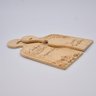 Kit 2 Tábuas de Corte de Bambu Decorativa - 1